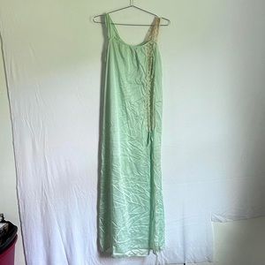 Vintage teal slip